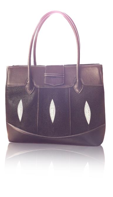 Lady Stingray Leather Handbag No.372 ( 2 pieces in stock)